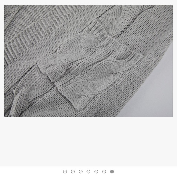 🔥 Womens Open Front Chunky Cable Knit Cardigan Sweaters Long Sleeve Loose - Picture 3 of 9